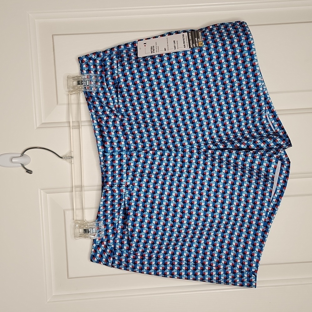 Grand Slam Blue Geometric Print Women’s Shorts
